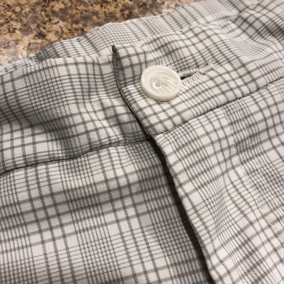 Pebble Beach Performance Shorts Mens 36 Gray White - Picture 3 of 17